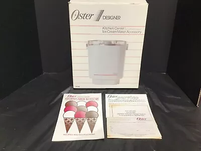 Vintage Oster 1985 Designer Kitchen Center Ice Cream Maker 770 08 Attachment • $23.37