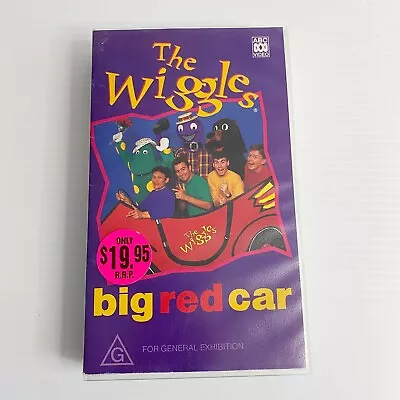The Wiggles Big Red Car VHS ABC Video Vintage 1995 Greg Page Jeff Fatt Kids • $18.20