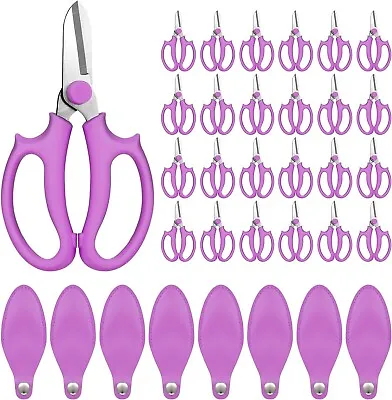 Purple Japanese Style Floral Garden Pruning Shears Steel Scissors ( 24 Set) • $109.99