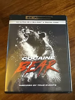 Cocaine Bear [New 4K UHD Blu-ray] With Blu-Ray 4K Mastering No Code • $12.99