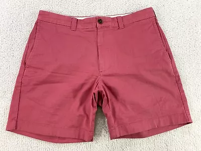 J.Crew Chino Shorts Men's Size 32 Pink/Salmon 7” Inseam Cotton Preppy • $15