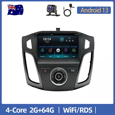 Carplay Car GPS Stereo Radio Head Unit For Ford Focus 2012-2018 Android 13 64GB • $209.15