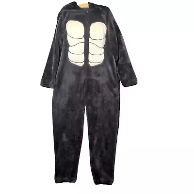 Briefly Stated Mens Gorilla Men's Union Suit Cosplay Costume Black Large Hooded • $18.60