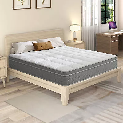 10Inch Firm Hybrid Spring Mattress Full Queen King Size Gel Memory Foam Mattress • $150.99