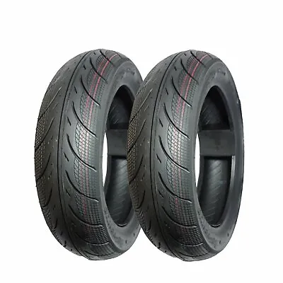 5A01 3.50-10 Scooter Tubeless TIRE 2 PCS SET Front/Rear Motorcycle/Moped Fit 10  • $74.99