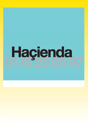 Hacienda 15th Birthday - Teal Version - Last Birthday Hacienda Poster - A1 • £36