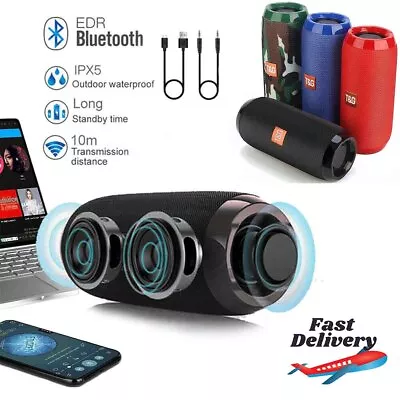 Wireless Bluetooth Indoor Computer Speaker Stereo Bass Music USB/TF/FM Radio • $14.89