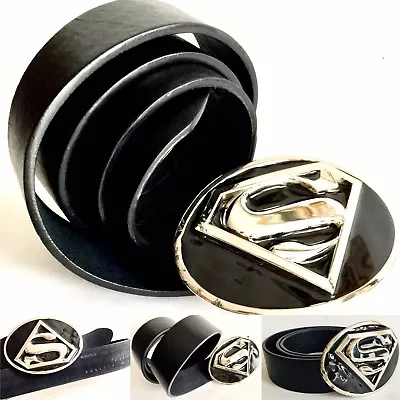 Official (1990s) Collector’s “Superman” (TM & DC Comics) Leather Belt (30”-36”) • £150