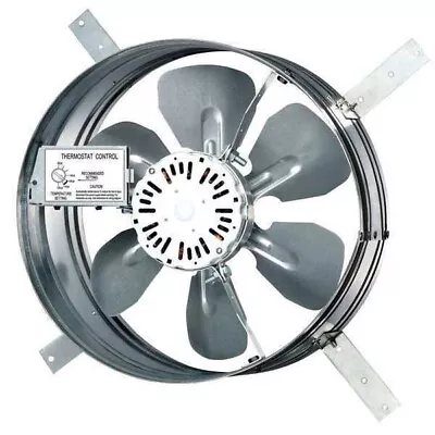 Whole House Gable Mounted Attic Exhaust Fan Ventilator Thermostatically Control • $85.75