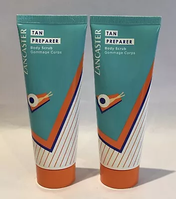 2x LANCASTER Tan Preparer Body Scrub 75ml New • £8.99