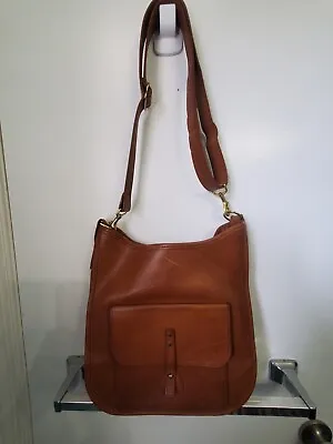 Jw Hulme Leather Saddle Crossbody Shoulder Bag Purse Wow • $320