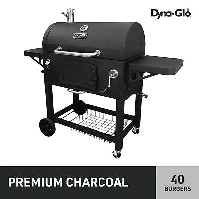 Charcoal Grill BBQ Barbecue Pit X-Large Heavy-Duty Outdoor Cooking Wheels Black • $330.10