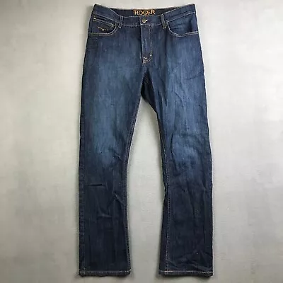 Kimes Ranch Roger Jeans Mens Size 32x30 Made In USA Western Denim Slim Fit Boot • $60