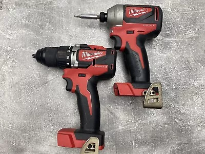 Milwaukee M18 Drill + Impact Driver Set With 2 Batteries + Charger • £220