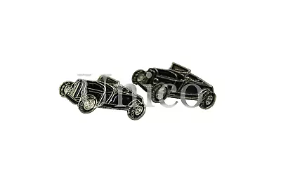 Custom Made Cufflinks Car Ford Mustang Roadster Classic Vintage Wedding Black DI • $21.99