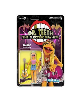 Electric Mayhem Band Janice (Muppets Super7 ReAction) • $24.95