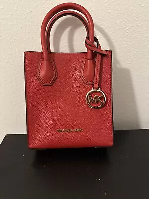 Michael Kors Mini Red Crossover Handbag • $55