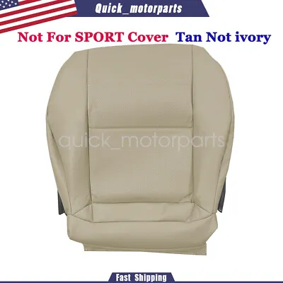 Driver Bottom PERF Leather Seat Cover TAN For 08-15 Mercedes Benz GLK 250 280 • $30.26