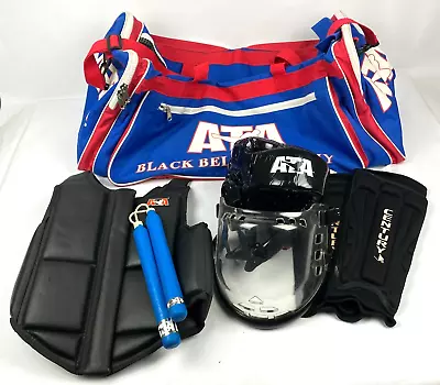 ATA Taekwondo Karate Martial Arts Sparring Gear Helmet Duffel Bag Youth • $69.50