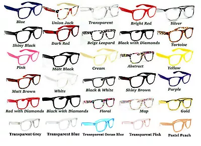 £4.95 • Buy Large Frame Classic Fashion Unisex Colourful Reading Glasses In 20 Colours TN49