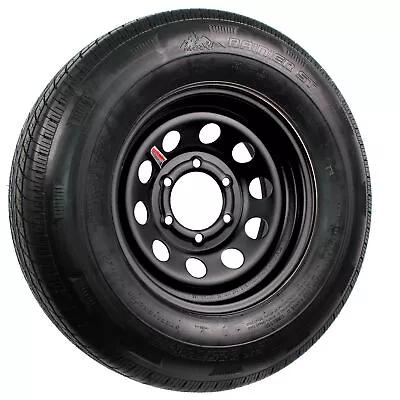 Trailer Tire And Rim ST225/75R15 LRD 15X6 6-5.5 Black Modular Wheel 4.27Pd • $187.96