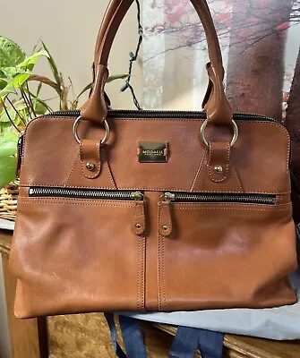 *~XLNT ~Modalu England ~ Pippa Handbag Grab Bag ~ Tote ~ Tan Leather • $150