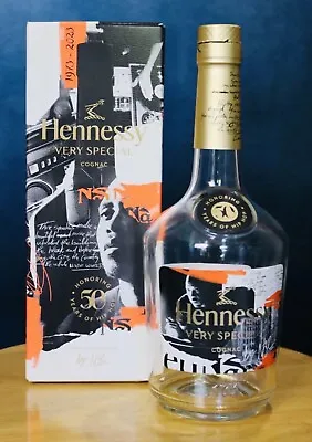 Hennessy X Nas Limited Edition Bottle  50 Years Hip Hop - Empty Bottle & Box • £8.99