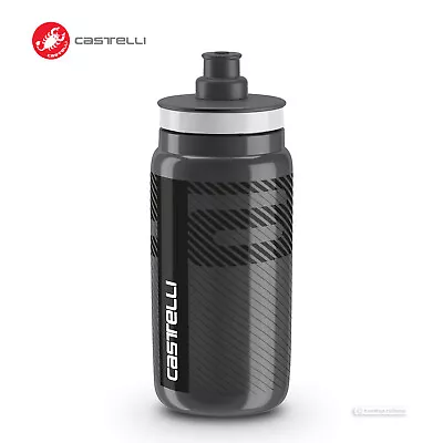 Castelli FLY Water Bottle By Elite BPA Free : 550ml ANTHRACITE • $11.99