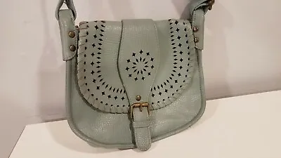 MOSSIMO Supply Co Small Crossbody Saddle Handbag Purse Mint Green • $10