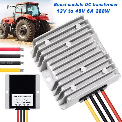 DC 12V To 48V Step Up DC Converter 6A Voltage Regulator Boost Module Stablizer • $25.38