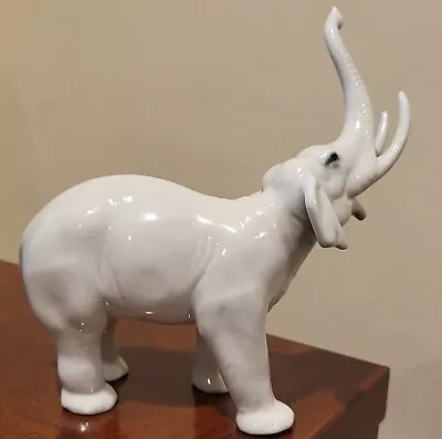 ELEPHANT  Figurine Very Detailed Maker Unknown  Made In Germany (East)  6  Tall • $17.99