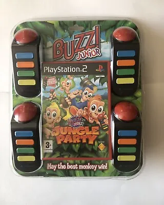 £18.90 • Buy NEW SEALED Buzz Junior Buzzers + PS2 Game Jungle Party Set  Bundle Factory