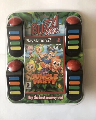 £18.90 • Buy NEW SEALED Buzz Junior Buzzers + PS2 Game Jungle Party Set  Bundle Factory