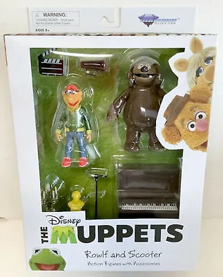 NEW Diamond Select Toys Disney The Muppets ROWLF And SCOOTER Action Figures • $56.95
