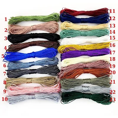 30FT 0.8MM Superior Quality Nylon Cord Satin String Chinese Knotting Leather Sew • $4.99