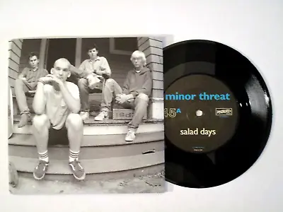 MINOR THREAT SALAD DAYS EP 7  SINGLE VINYL Ian MacKaye • $11.99