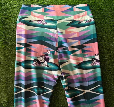 £9.88 • Buy LuLaRoe OS Disney Leggings Minnie Mouse Women’s One Size