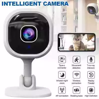 1080P HD Mini Security IP Camera CCTV Wireless WiFi Home Indoor Night Vision Cam • £12.39