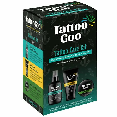 £16.99 • Buy New Tattoo Goo 3 In 1 Aftercare Kit - For Healing & Protection Tin Soap Lotion