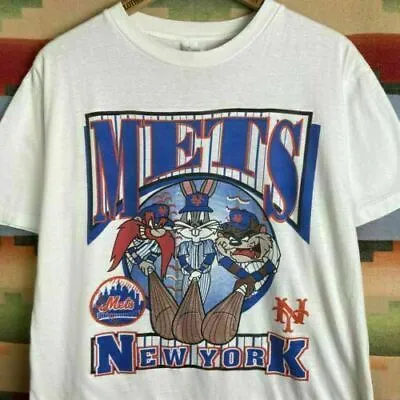 Vintage New York Mets MLB Looney Tunes T-Shirt Unisex Sport Team • $19.95