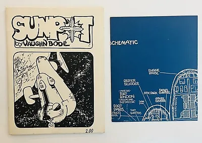 SUNPOT #1 VF  Vaughn Bode W/ PosterUnderground 1971 1st More UG In Store • £79.51