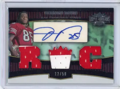 Vernon Davis 2006 Topps Triple Threads Rookie Jersey Relic Auto /50 RC 49ers RPA • $49.99