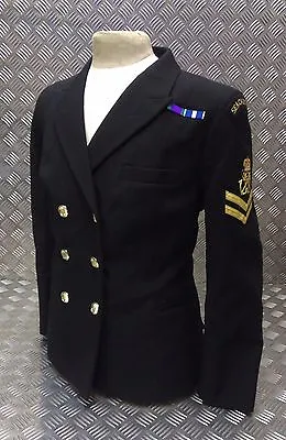£63.99 • Buy Genuine Royal Navy Woman's No1B Double Breasted Dress Jacket WRNS Officers