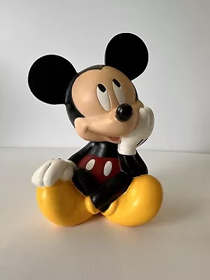 Vintage The Disney Store Mickey Mouse One Bank Coin Piggy Money Bank • $5.99