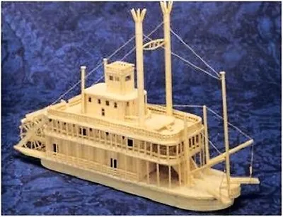 MISSISSIPPI RIVERBOAT - Matchmaker Matchstick Model Craft Construction Kit - NEW • £20.50