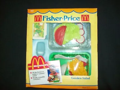 Vintage Fisher Price McDonalds Fun With Food Garden Salad COMPLETE New In Box • $99.95