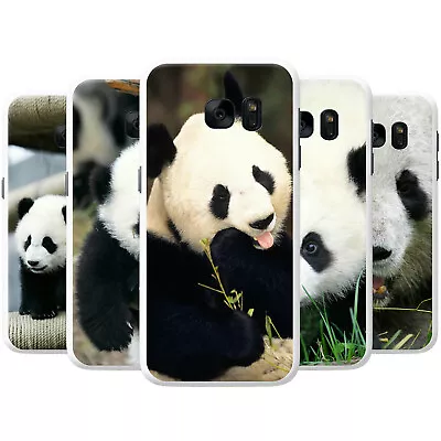 Azzumo Panda Bears Soft Flexible Thin Case Cover For Samsung Galaxy • £3.99