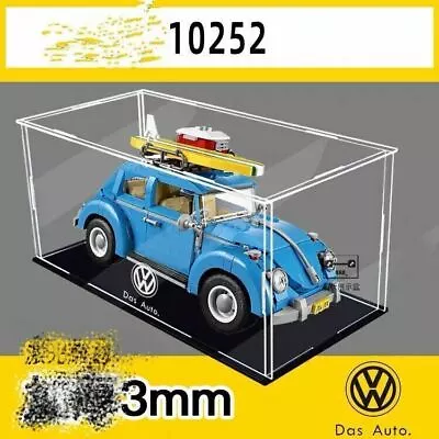 Acrylic Display Case For Lego Volkswagon Beetle With Engraved Logo - 10252 • $39