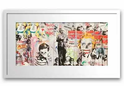 Mr Brainwash  Love Is The Answer  Offset Lithograph On Paper Plate Signed Framed • $908.99