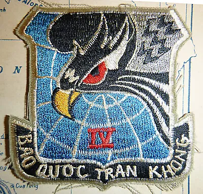 Patch - Air Wing / South Air Division 4 - VNAF BINH THUY IV - Vietnam War V.516 • $60